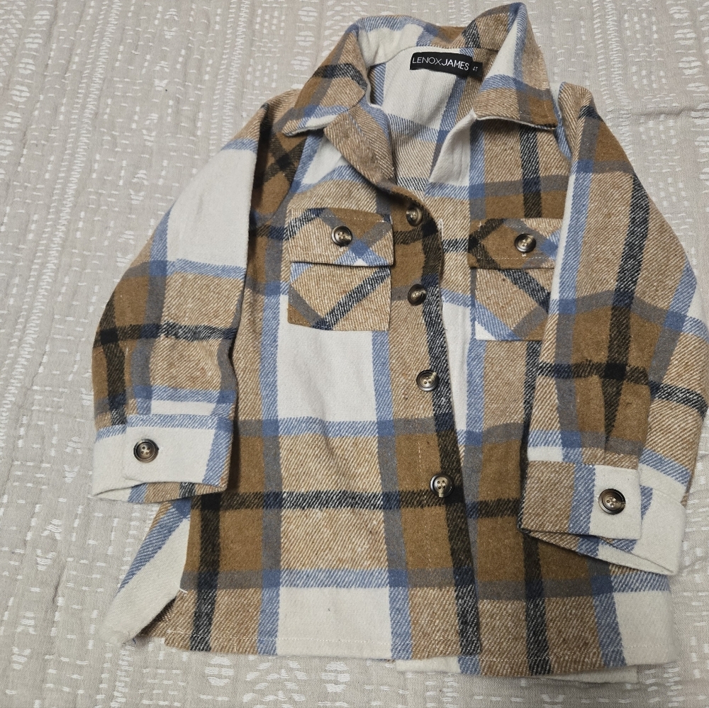 Lennox James Plaid Button-Up Shirt Jacket